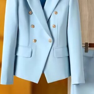 Women Fashion Suit in elegant light blue
